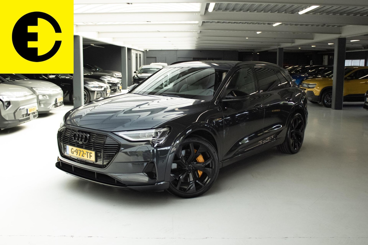 Audi e-tron - e-tron 55 quattro advanced Pro Line Plus 95 kWh | Stoelverwarming | Panodak | Camera - AutoWereld.nl
