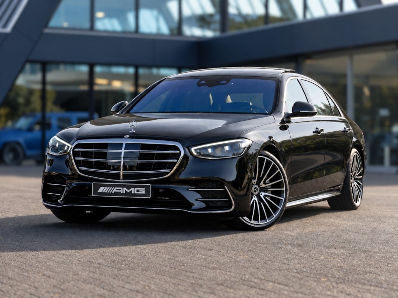 Mercedes-Benz S-klasse - S 450 4MATIC Lang AMG Line | 4X massage | Exclusief pakket | Chauffeurpakket - AutoWereld.nl