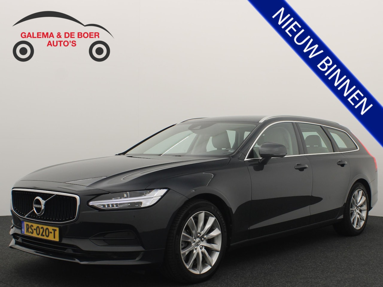 Volvo V90 - 2.0 T5 90th Anniversary Edition CAMERA / CARPLAY / LEDER / STOELVERW / NAVI / CLIMA / PDC - AutoWereld.nl