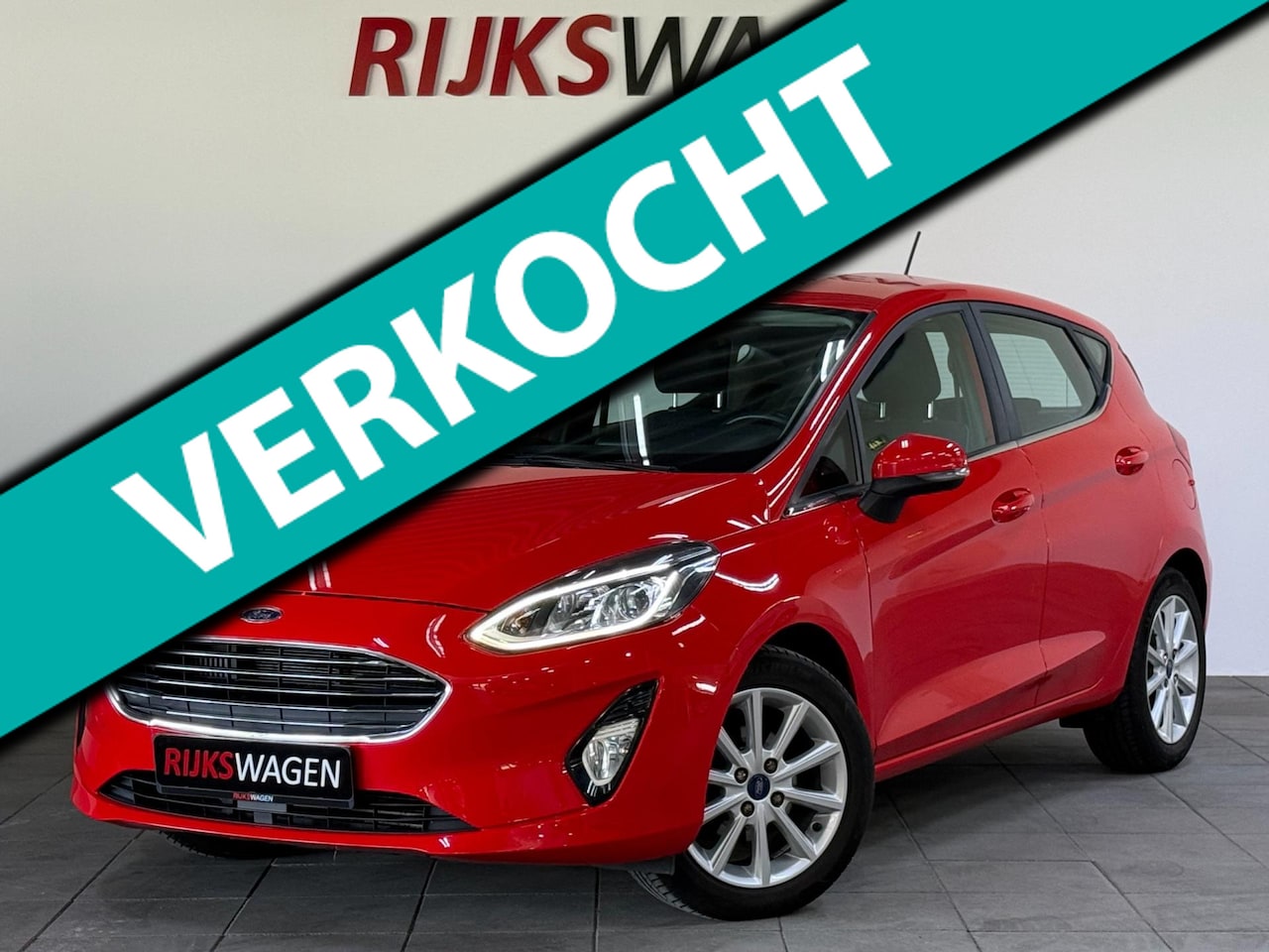 Ford Fiesta - 1.0 EcoBoost Titanium Automaat/Carplay/Sfeer - AutoWereld.nl