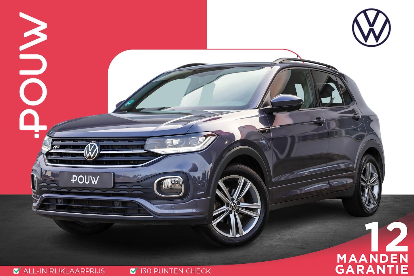 Volkswagen T-Cross - 1.0 TSI 115pk DSG R-Line | Achteruitrijcamera | Active Info Display | Stoelverwarming - AutoWereld.nl