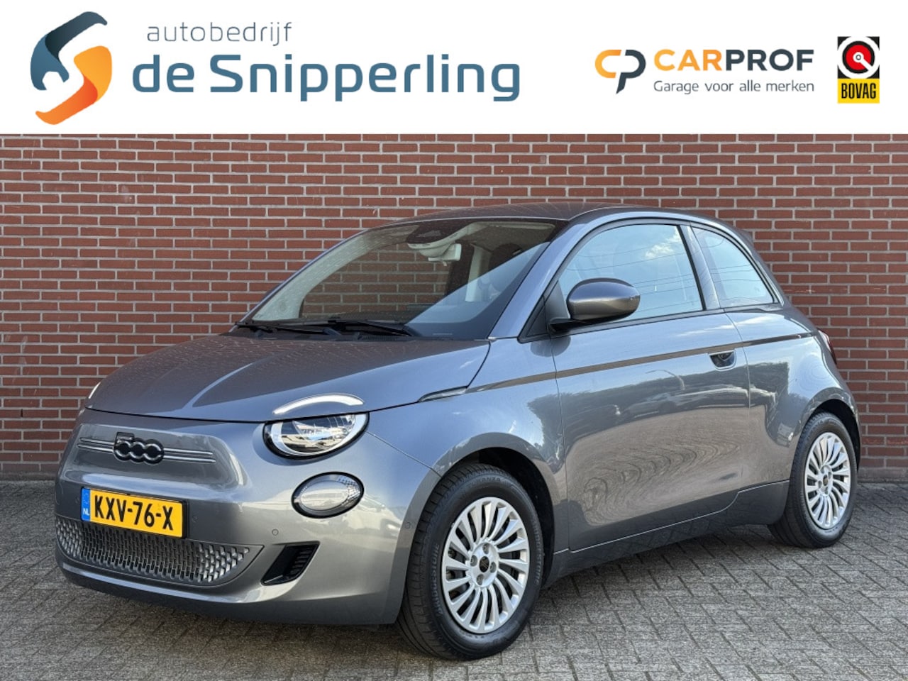 Fiat 500e - 3+1 42 kWh SOH 97% CLIMA CARPLAY CAMERA STOELVW PDC DAB - AutoWereld.nl