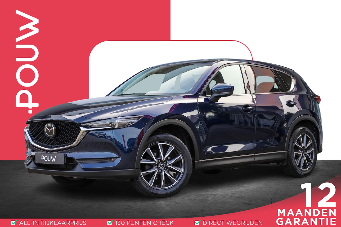 Mazda CX-5 - 2.0 SkyActiv-G 165pk AUT GT-M | Trekhaak | Leder | Stoel-Stuurwielverwarming - AutoWereld.nl
