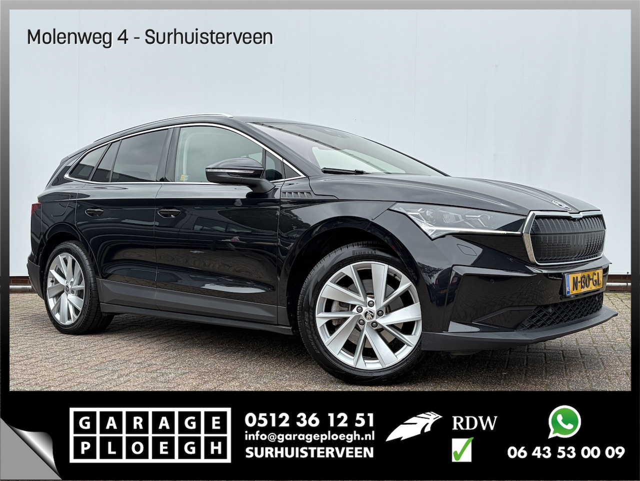 Skoda Enyaq iV - 80 First Edition Soh 92% Adap.Cruise Leer Memory Stoel/Stuurverw Camera Uitstraling! - AutoWereld.nl