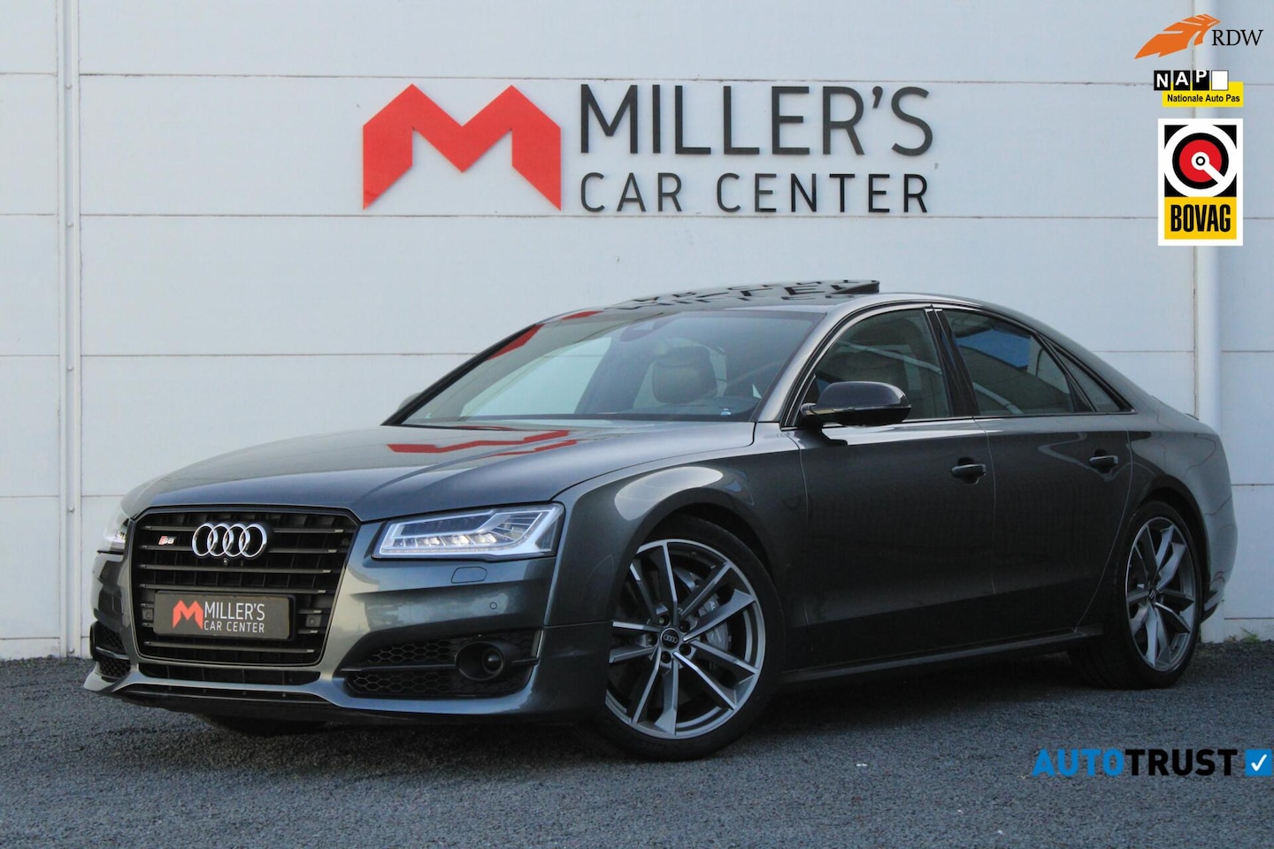 Audi S8 - 4.0 TFSI S8 plus quattro Pro Line+ Softclose Panorama Massage 360 Camera - AutoWereld.nl