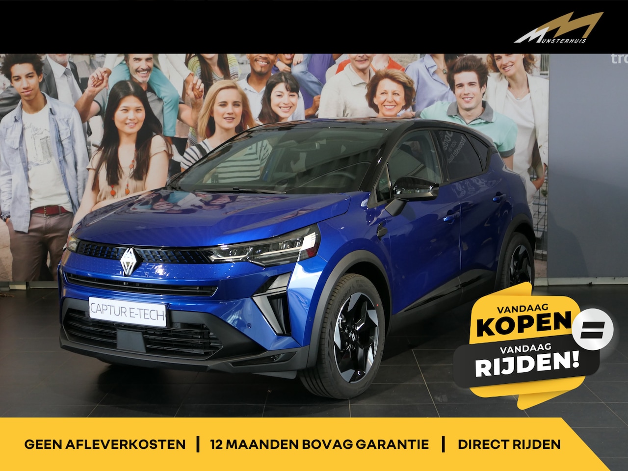 Renault Captur - 1.8 E-Tech full hybrid 160 techno Stoel/Stuur verwarmd, 360 camera, Dodehoek, Pack Driving - AutoWereld.nl