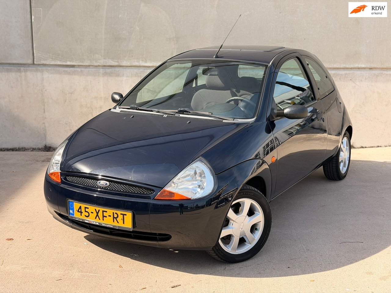 Ford Ka - 1.3 Futura Open dak Airco Ori NL NAP APK Elek. pakket - AutoWereld.nl