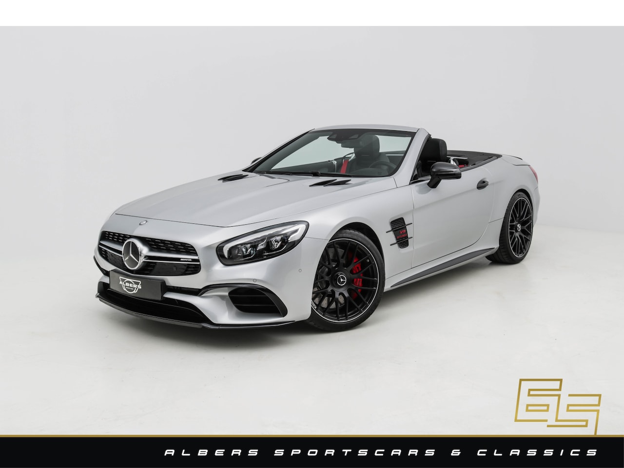 Mercedes-Benz SL-klasse Cabrio - 63 AMG V8 Biturbo Panoramic roof - Carbon - Full history - Airscarf - Night package - Driv - AutoWereld.nl