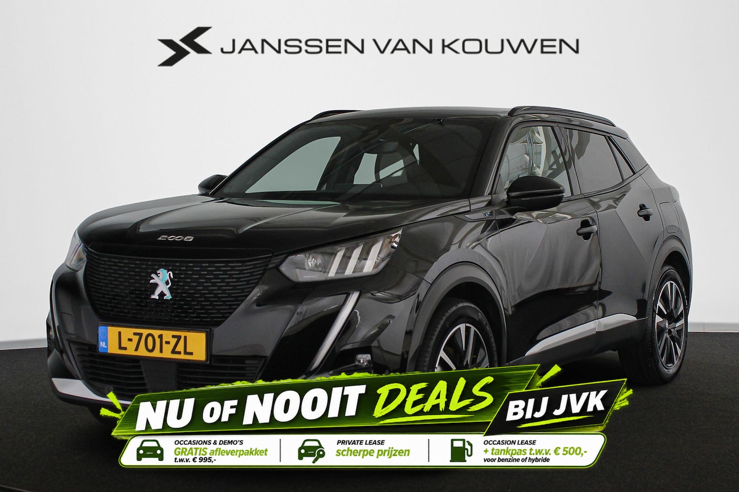 Peugeot e-2008 - EV GT Pack 50 kWh Stoelverwarming Camera Keyless Apple CarPlay - AutoWereld.nl