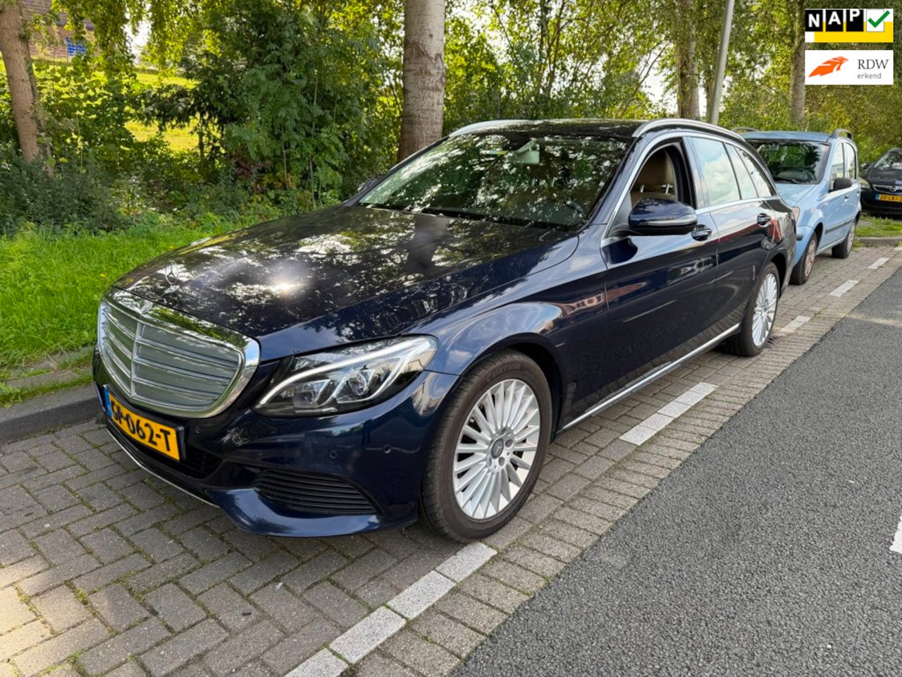 Mercedes-Benz C-klasse Estate - 350 e Lease Edition nap ,leer,nieuwe apk - AutoWereld.nl