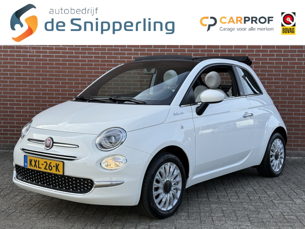 Fiat 500 C - 1.0 Hybrid Dolcevita CLIMA CRUISE CARPLAY PDC LMV - AutoWereld.nl