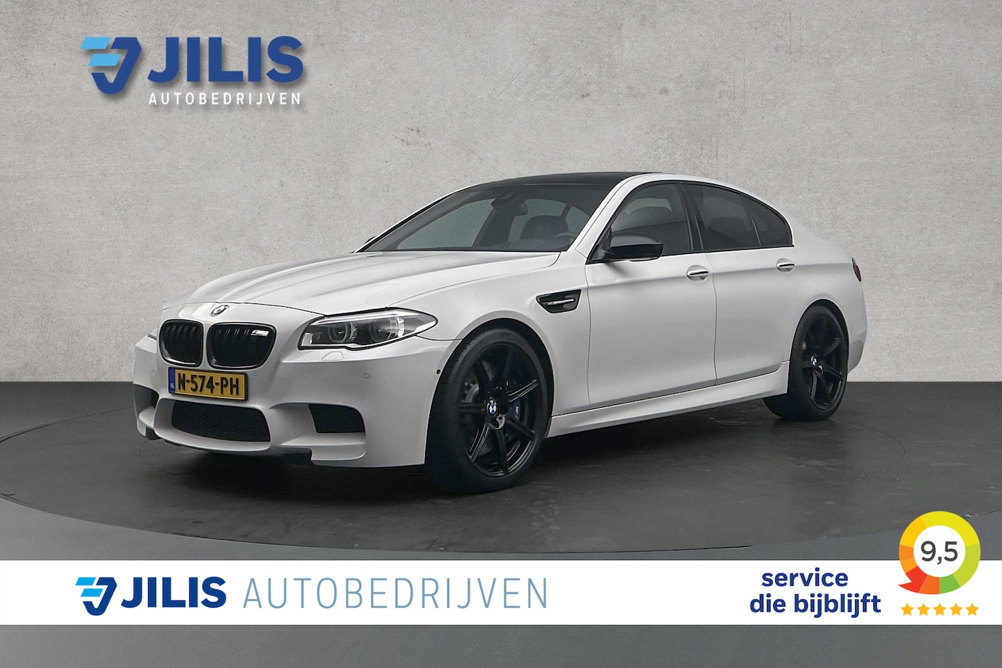 BMW M5 - 5-serie Competition Package | Lederen bekleding | Schuifdak | Camera - AutoWereld.nl