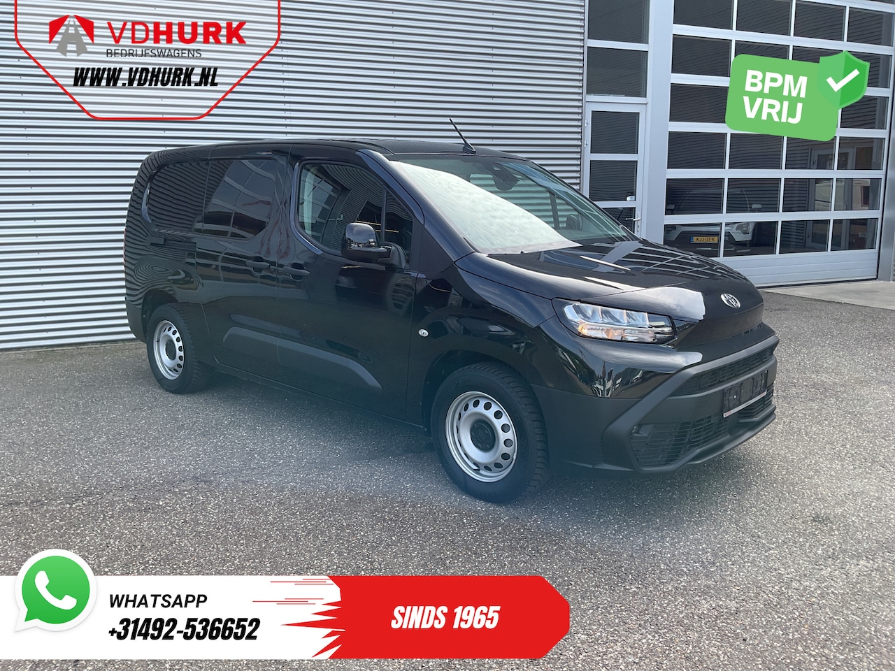 Toyota PROACE CITY Electric - e-ProAce 50 kWh 320 km WLTP L2 3Pers./ LED/ Standkachel/ Snellader/ 2x Schuifdeur/ Airco/ - AutoWereld.nl