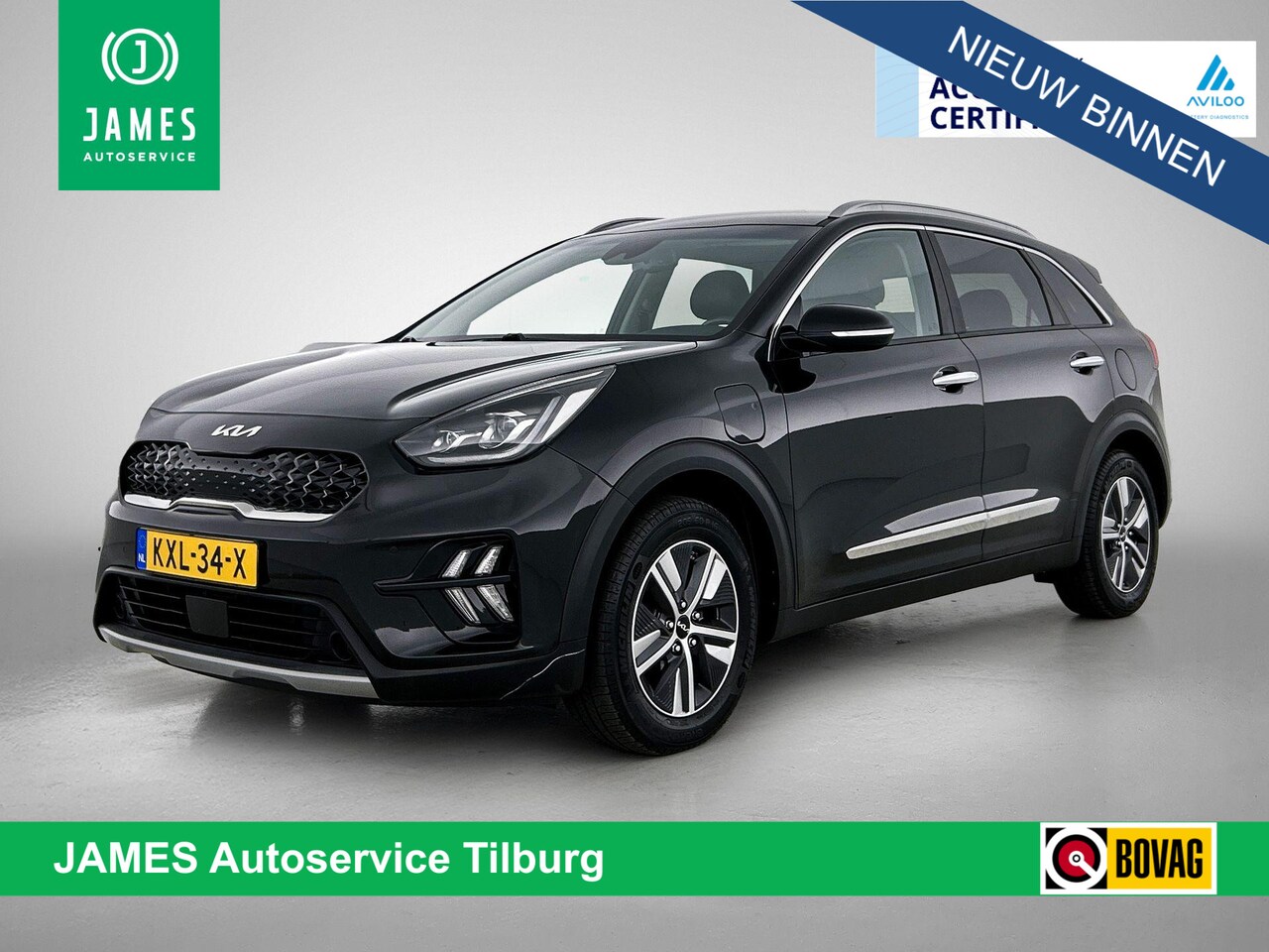 Kia Niro - 1.6 GDi PHEV DynamicPlusLine CAMERA | NAVI & CARPLAY | JBL | AD-CRUISE - AutoWereld.nl