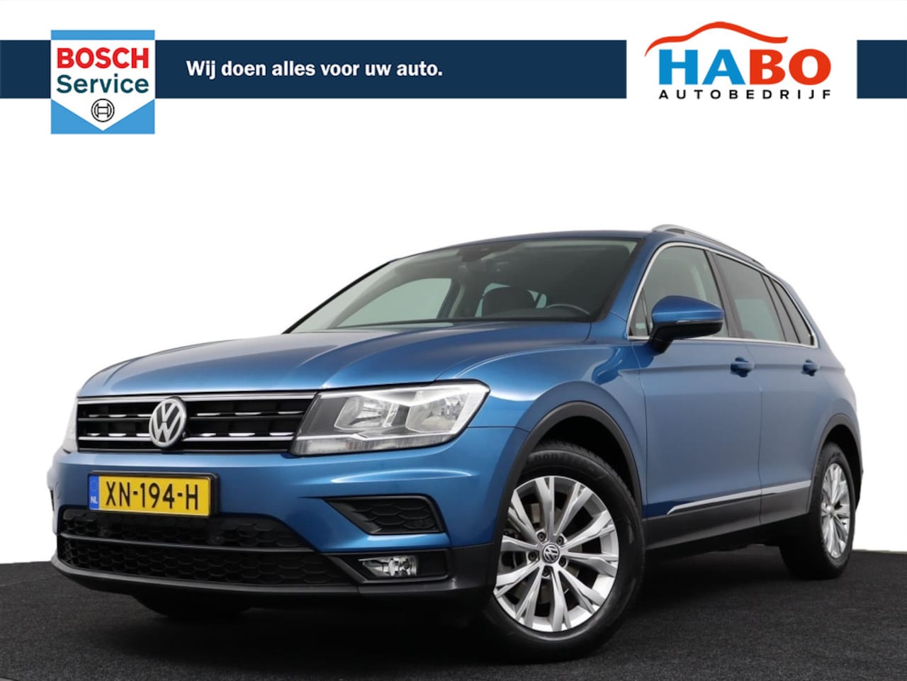 Volkswagen Tiguan - 1.5 TSI ACT COMFORTLINE BUSINESS DSG-7 AUTOMAAT ECC/ADAP.CRUISE/NAV/LEDER/REGEN.SENS/PARK. - AutoWereld.nl