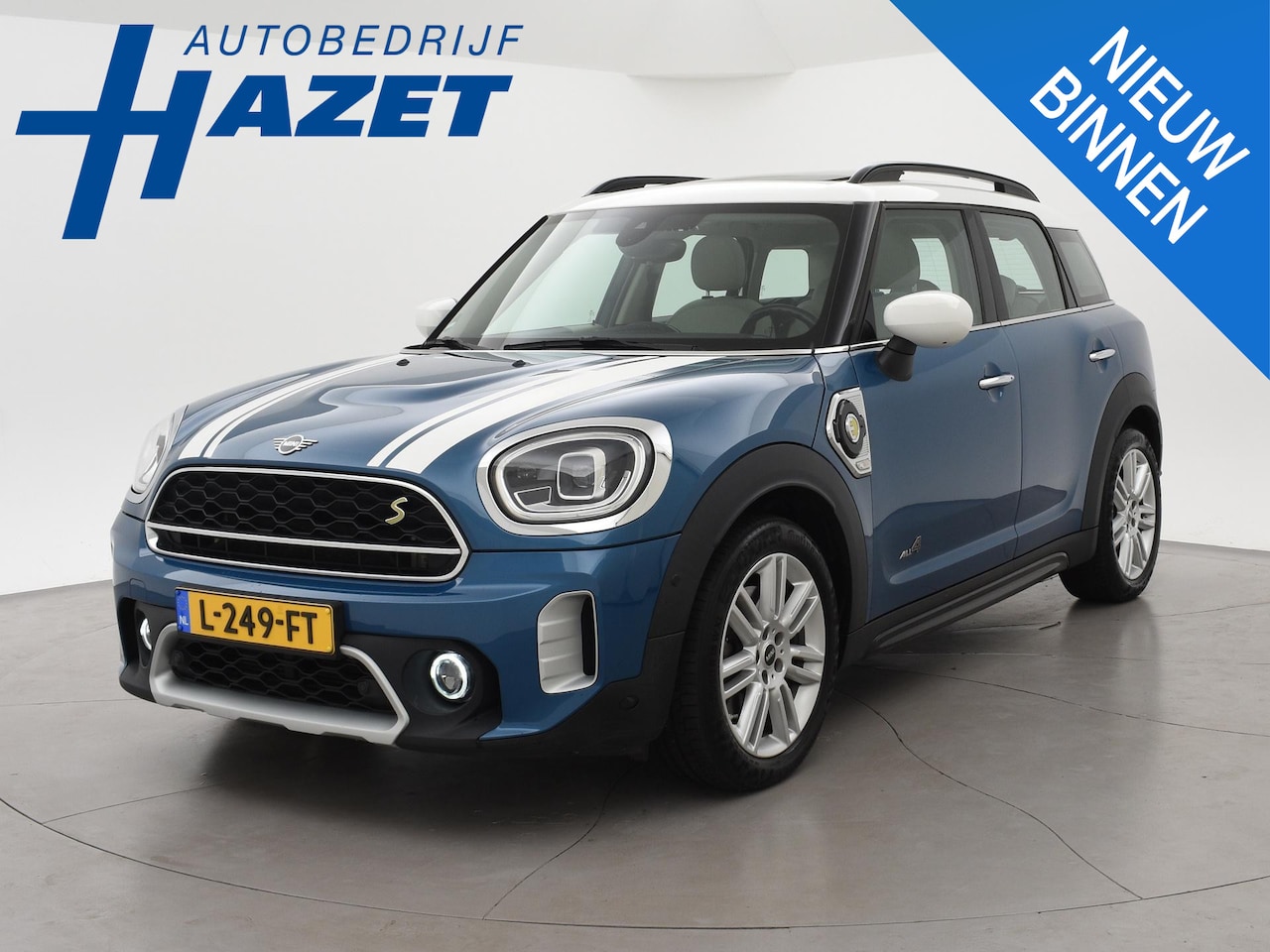 MINI Countryman - 1.5 Cooper S E ALL4 224 PK CHILI PLUG-IN HYBRID + PANORAMA | CARPLAY | LEDER EXCLUSIVE | H - AutoWereld.nl