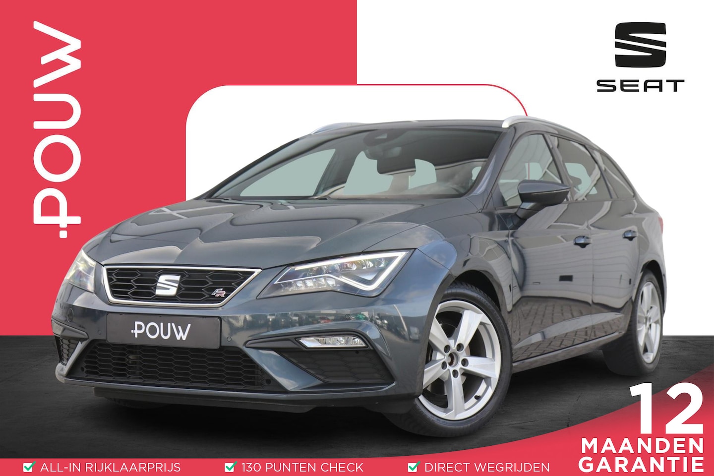 SEAT Leon ST - 1.5 TSI 130pk FR Business Intense | Navigatie | Full Link | Parkeersensoren - AutoWereld.nl