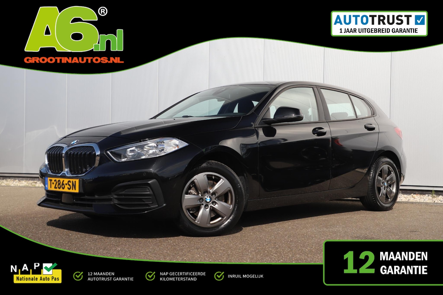 BMW 1-serie - 118i Automaat LED Navigatie Carplay Android Climate Cruise Control LMV Parkeersensor - AutoWereld.nl