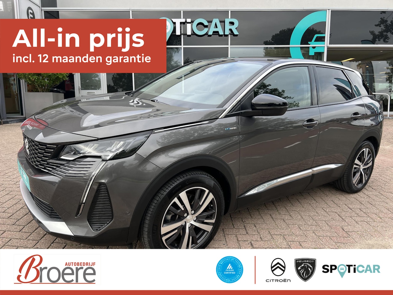 Peugeot 3008 - 1.6 HYbrid 225 Allure Pack Business Automaat - AutoWereld.nl