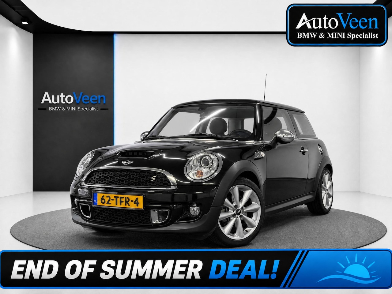 MINI 3-Deurs - 1.6 Cooper S 10 Years II (LEDER, NAVI, PARKEERSENSOREN, GOED ONDERHOUDEN) - AutoWereld.nl