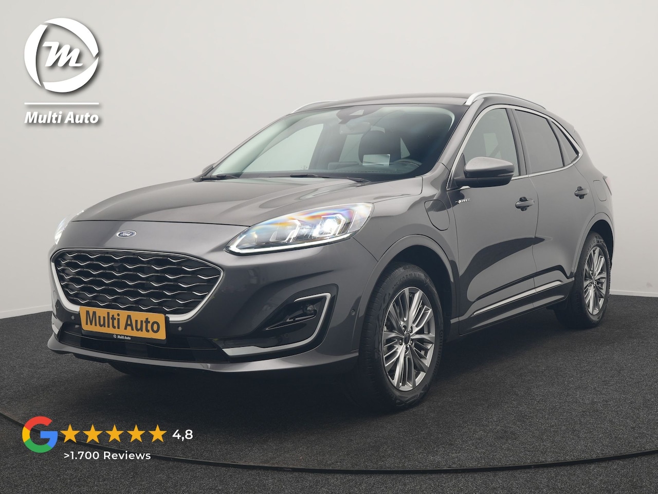 Ford Kuga - 2.5 PHEV Vignale 225pk Dealer O.H. | Trekhaak Af Fabriek | Adaptive Cruise | 360 Camera | - AutoWereld.nl