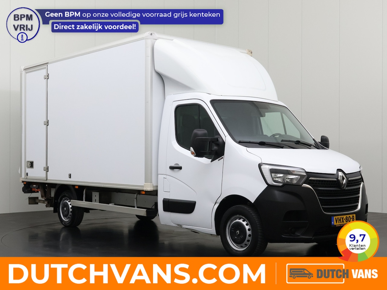 Renault Master - 2.3DCi 165PK Bakwagen+Laadklep | Navigatie | Camera | Zijdeur | Dakspoiler | Airco | Cruis - AutoWereld.nl