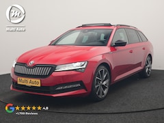 Skoda Superb Combi - 1.4 TSI iV Sportline Business PHEV 218pk Dealer O.H. | Trekhaak Af Fabriek | Panodak | Ada