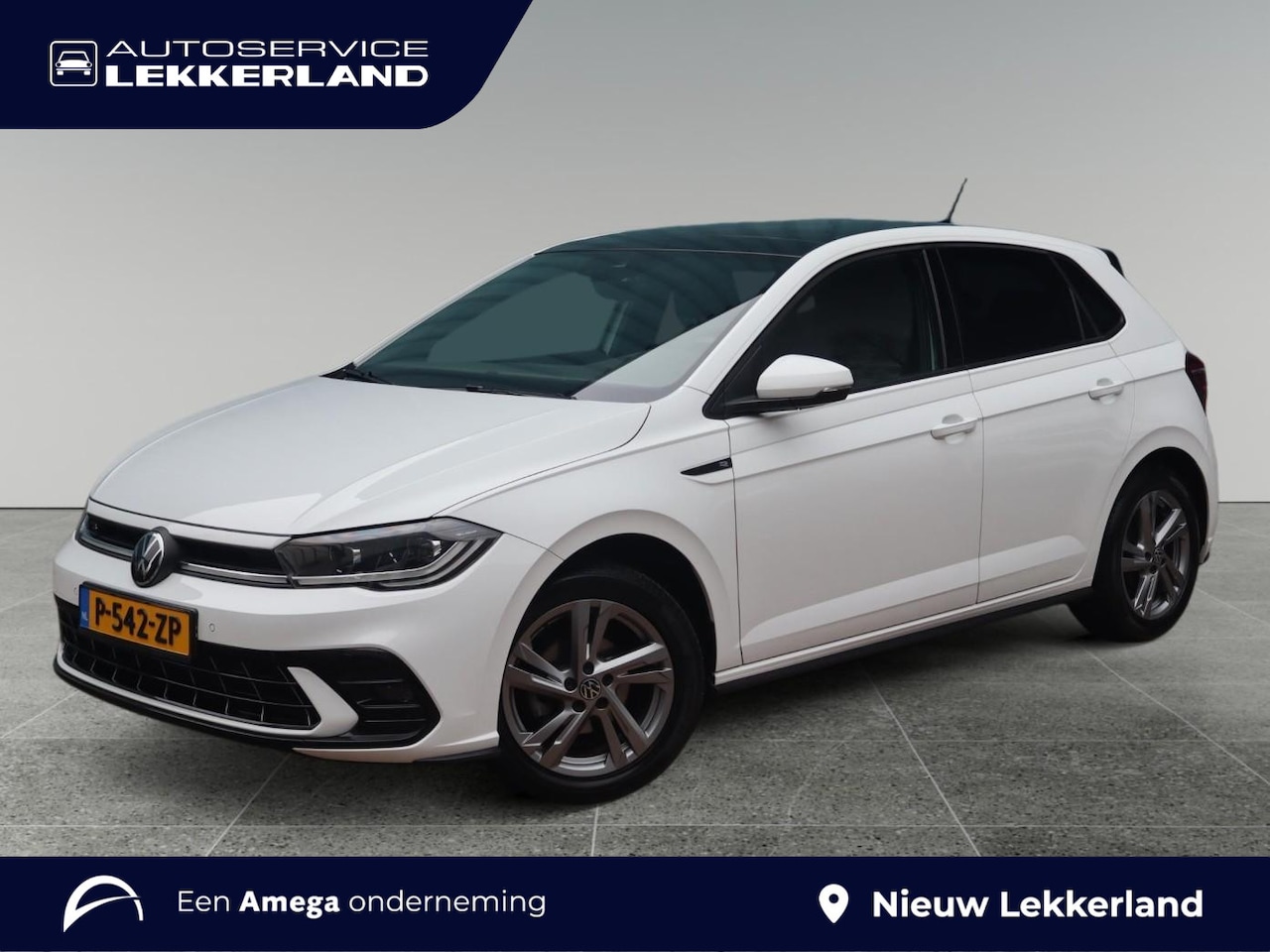 Volkswagen Polo - R-Line 1.0 TSI 95pk DSG AUTOMAAT | NAVI | PANODAK | CLIMA | STOELVERW. | APPLE CARPLAY / A - AutoWereld.nl