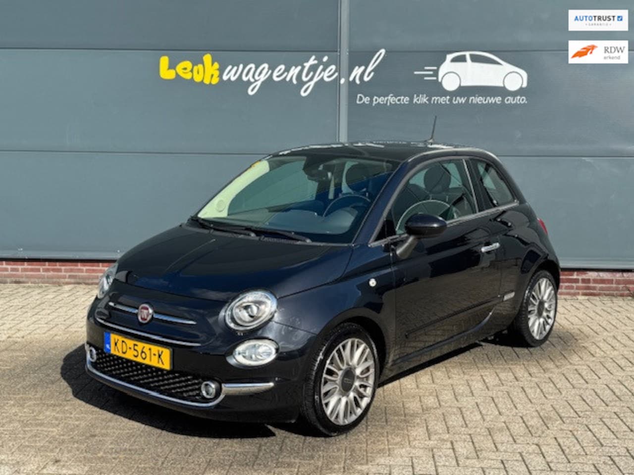 Fiat 500 - 0.9 Turbo Lounge *climate *navi *pano *p-sensor *16" - AutoWereld.nl