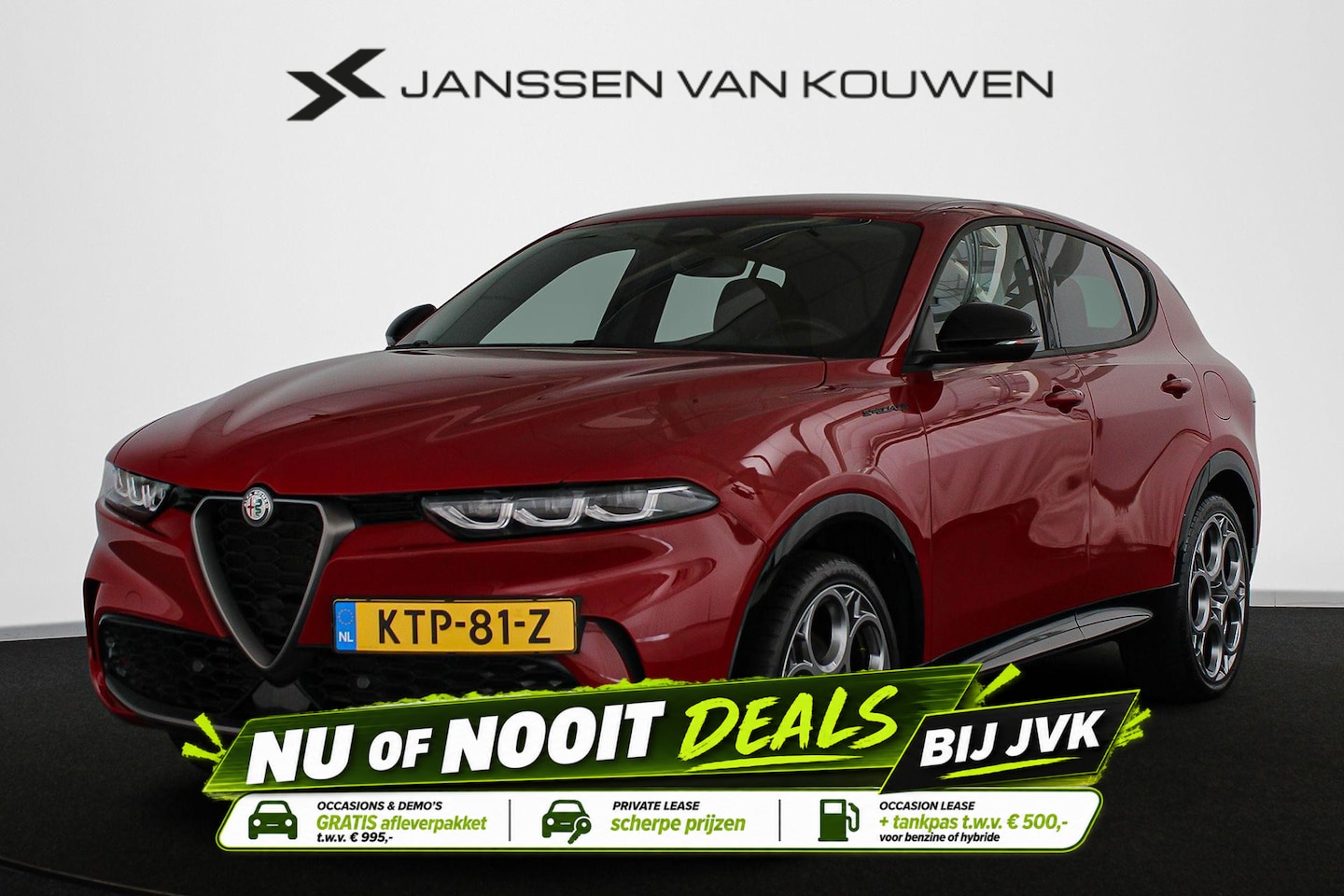Alfa Romeo Tonale - 1.3T PHEV Edizione Speciale Stuur/Stoelverwarming Adaptive Cruise Keyless Camera - AutoWereld.nl