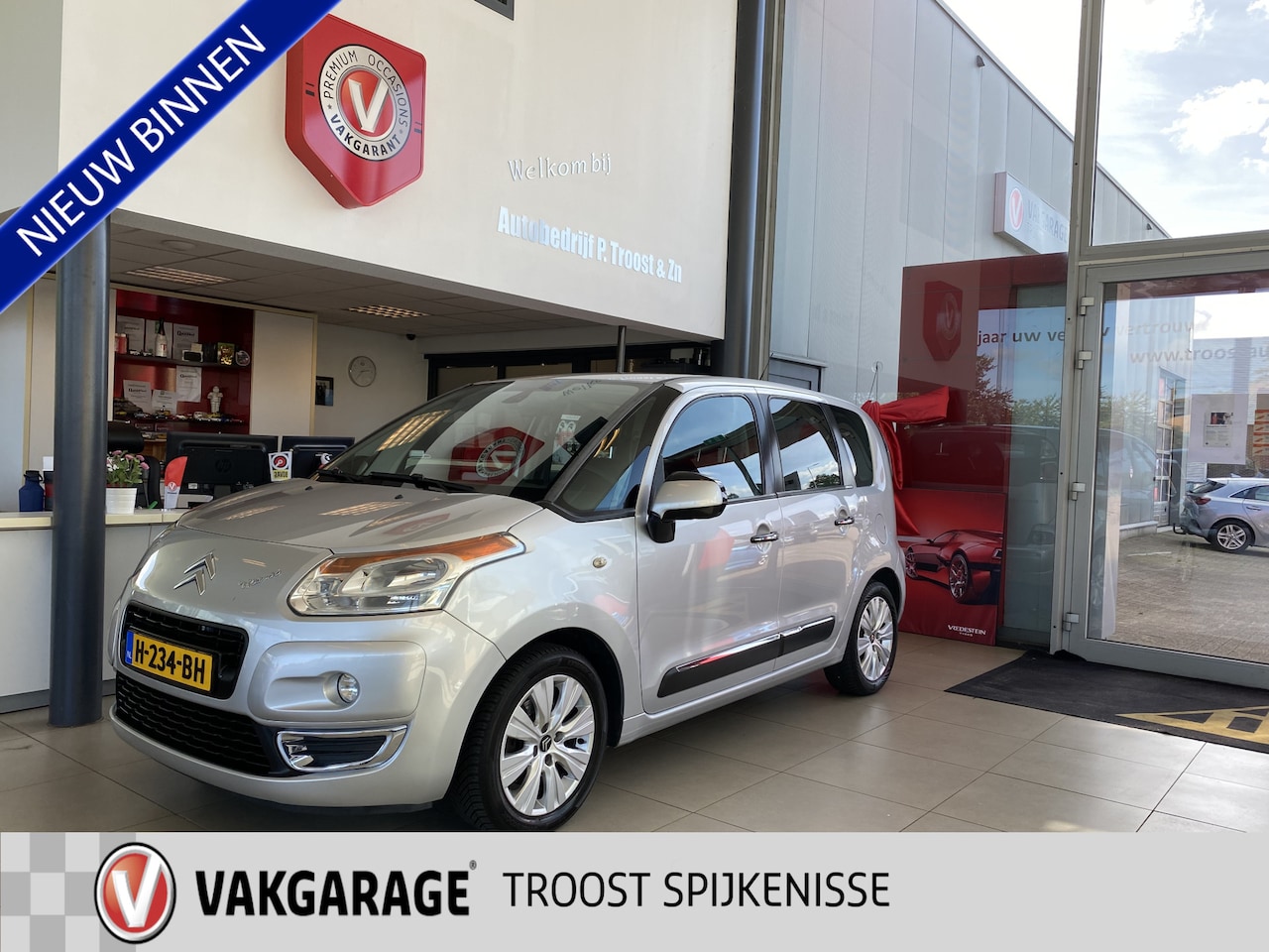 Citroën C3 Picasso - 1.6 VTi Aura 1.6 VTi Aura,Airco,Cruisecontrol,Elektrischpakket,Achteruitrijsensoren,Mp 3 Speler,16 Inch - AutoWereld.nl