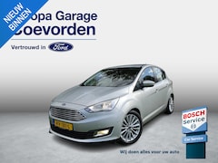 Ford C-Max - 1.0 EB 125PK Titanium | ADV. TECH PACK | CLIMA | KEYLESS | TREKHAAK | NETJES ONDERHOUDEN |