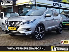 Nissan Qashqai - 1.2 115PK Tekna+ Automaat + 19"/ Leder/ Full-LED/ 360° Camera/ Bose/ Winterpakket/ Panoram