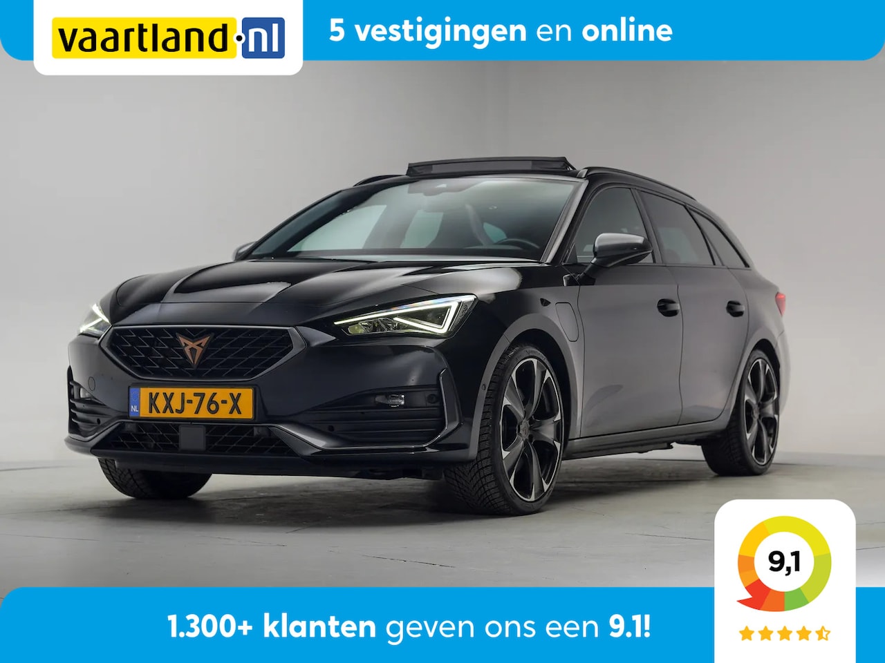 CUPRA Leon Sportstourer - 1.4 e-Hybrid VZ Performance [ Panorama LED Adapt.cruise ] - AutoWereld.nl