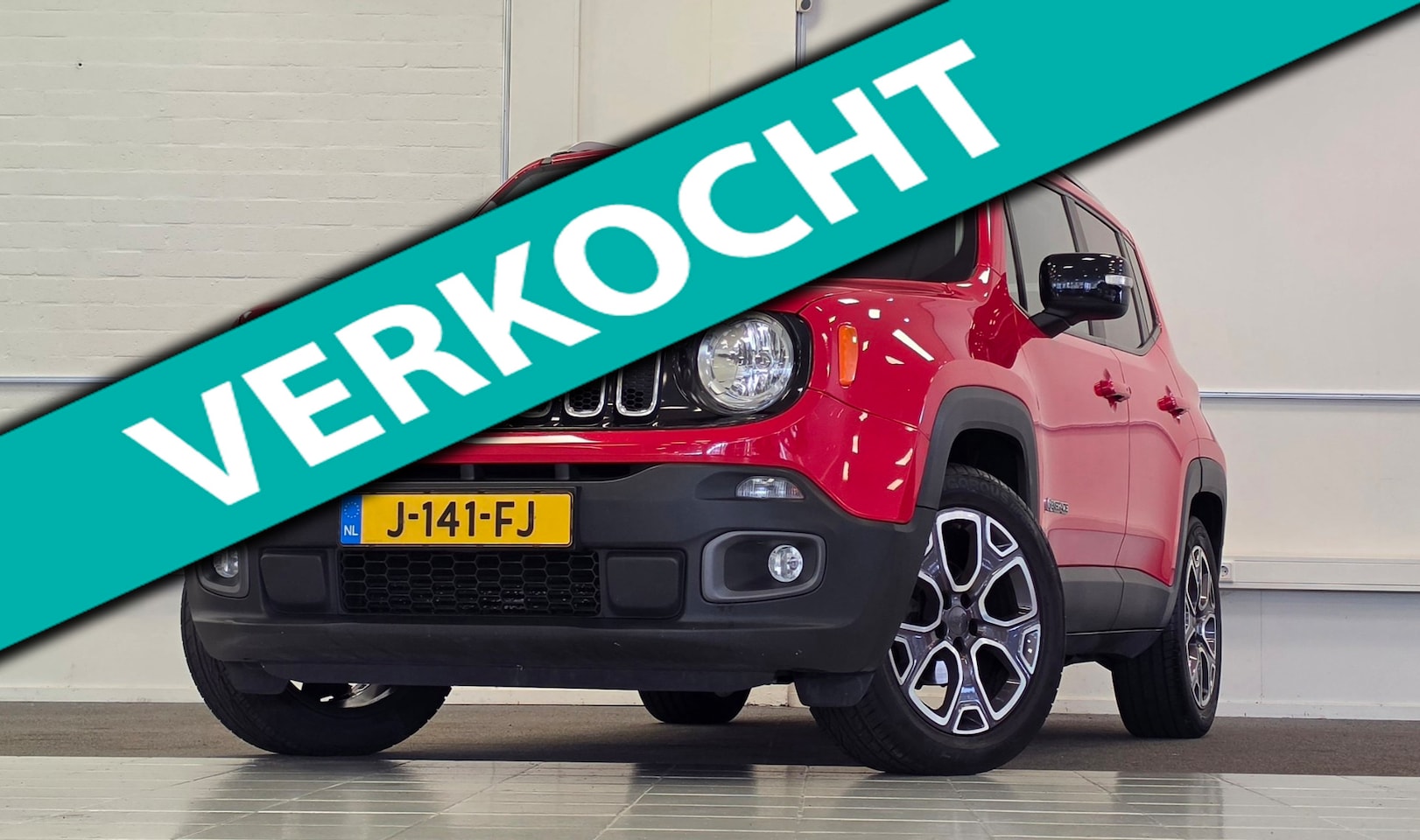 Jeep Renegade - 1.4 MultiAir Opening Ed. Dode Hoek Leder Navi Camera Trekhaak - AutoWereld.nl