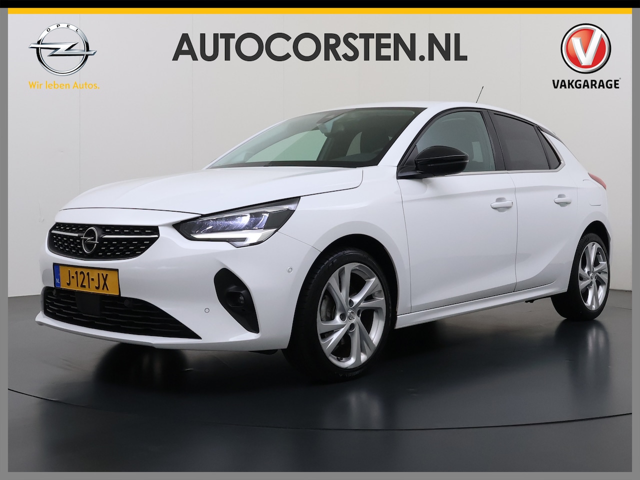 Opel Corsa - 5Drs 101PK Camera Stoel+Stuurverwarming Navi Apple Carplay Android Auto Elegance Regen-Lic - AutoWereld.nl