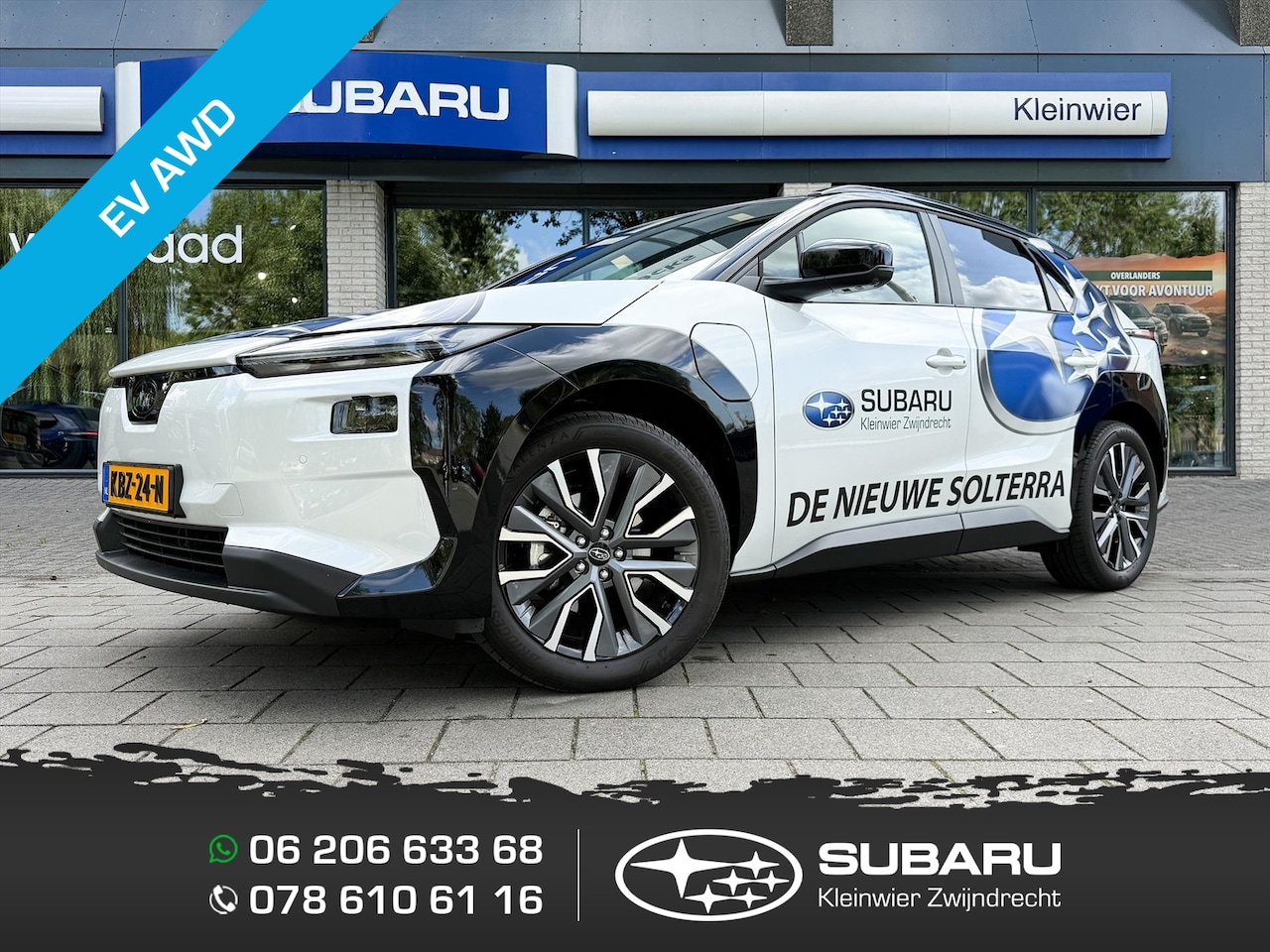 Subaru Solterra - 73.1 kWh 262pk AWD 4E-xperience+ | Platinum White Pearl Two-Tone Black | Demo | 8 jaar fab - AutoWereld.nl