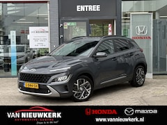 Hyundai Kona - 1.6 GDI Hybrid 141pk automaat Premium | Leer | stoel verwarming/koeling | navi
