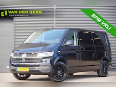 Volkswagen Transporter - 2.0 TDI L2 3-ZITS, 150PK AUT. LED, 2X SCHUIFDEUR, TREKHAAK, STANDKACHEL, STOELVERWARMING,