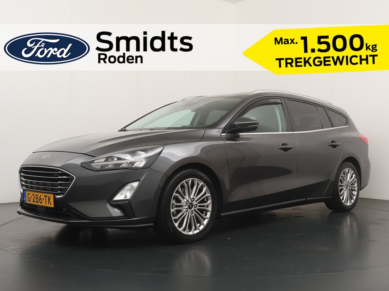 Ford Focus Wagon - 1.5 EcoBoost Titanium 150PK | Trekhaak | Winterpack | Adap. Cruise | Clima | - AutoWereld.nl