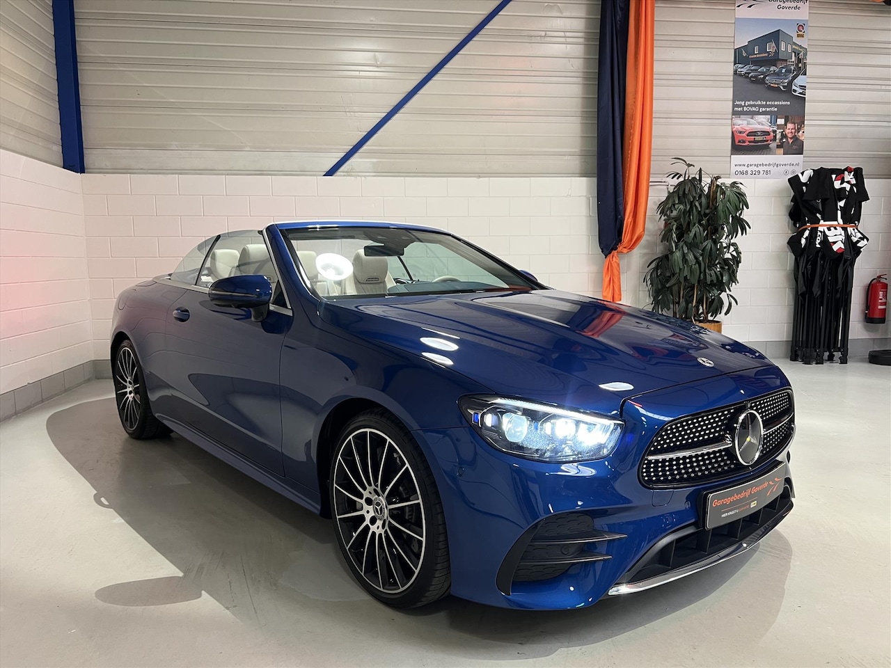 Mercedes-Benz E-klasse Cabrio - E450 367pk 4MATIC 6-cil AUT9 AMG-Line, Burmester, 360, Massage, Airscarf - AutoWereld.nl