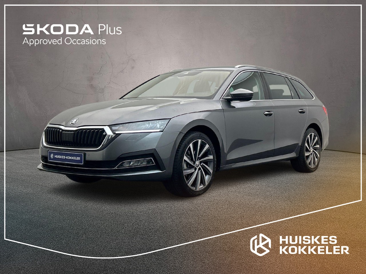Skoda Octavia Combi - Business Edition Plus 1.0 eTSI 110pk DSG Automaat Adaptive cruise control, Navigatie, Park - AutoWereld.nl