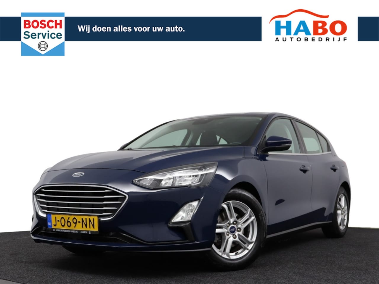 Ford Focus - 1.0 ECOBOOST HYBRID TREND EDITION BUSINESS 125PK ECC/CRUISE/NAV/PARK.SENS/LMV/68.000KM - AutoWereld.nl