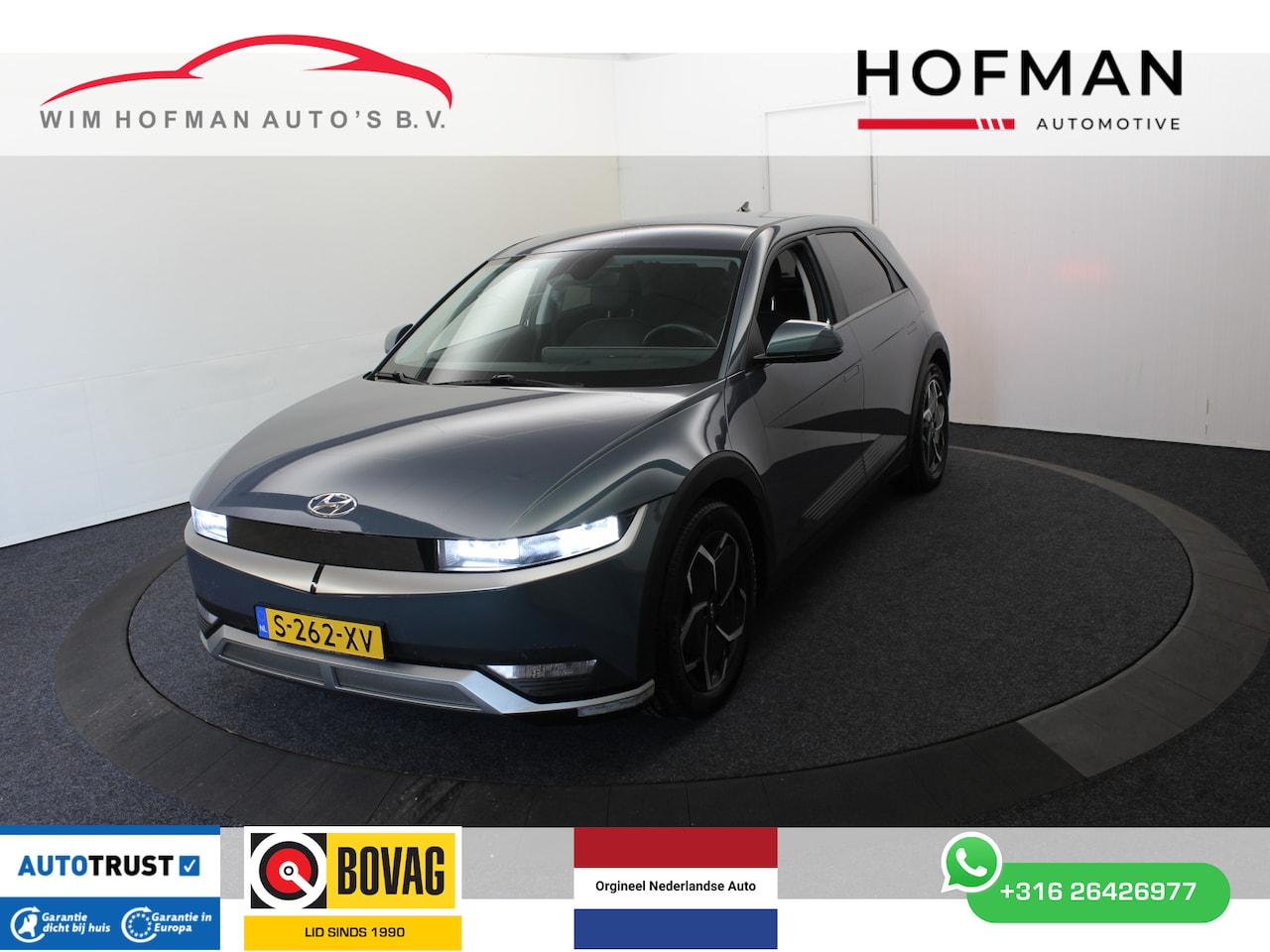 Hyundai IONIQ 5 - Connect+ 77.4 kWh SOH 100% Head-up EL Trekh+aKlep+Stoelen Vol Leder - AutoWereld.nl