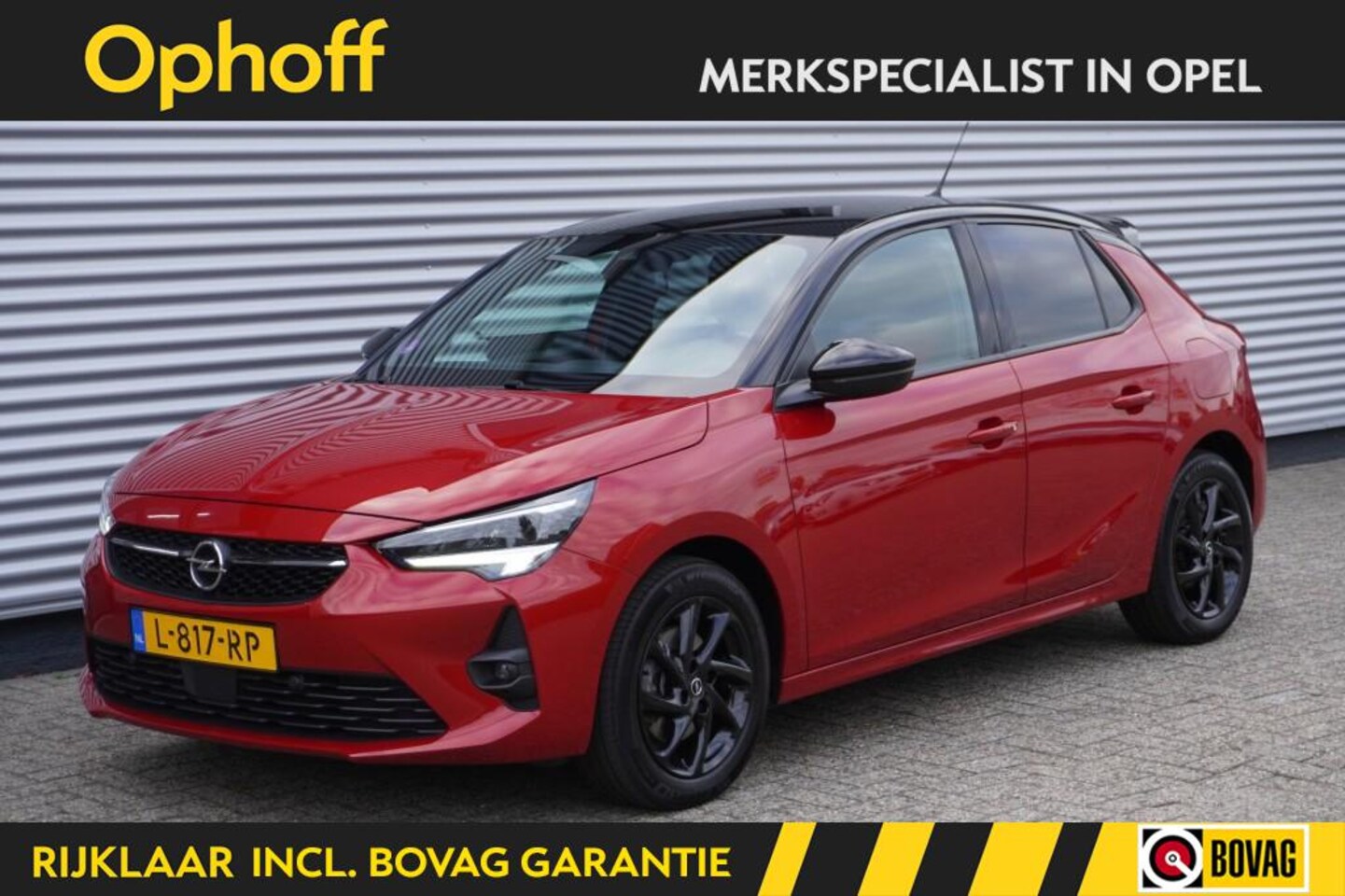 Opel Corsa - 1.2 Turbo GS Line Automaat / 1e eig. / CarPlay / Android Auto / LED / PDC / Zwart dak - AutoWereld.nl