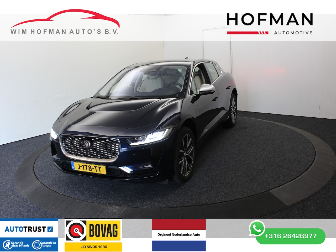 Jaguar I-PACE - EV320 SE Business Pack 90 kWh Camera EL aKlep+stoelen Virtual Vol Leder - AutoWereld.nl