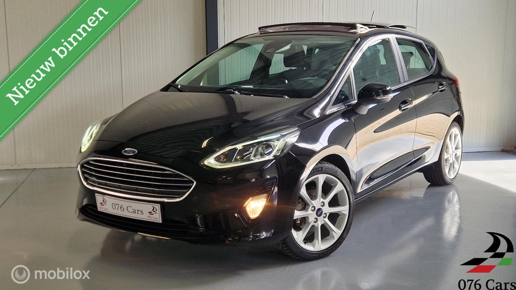 Ford Fiesta - 1.0 EcoBoost Titanium PANO KEYLESS LED NETTE AUTO - AutoWereld.nl