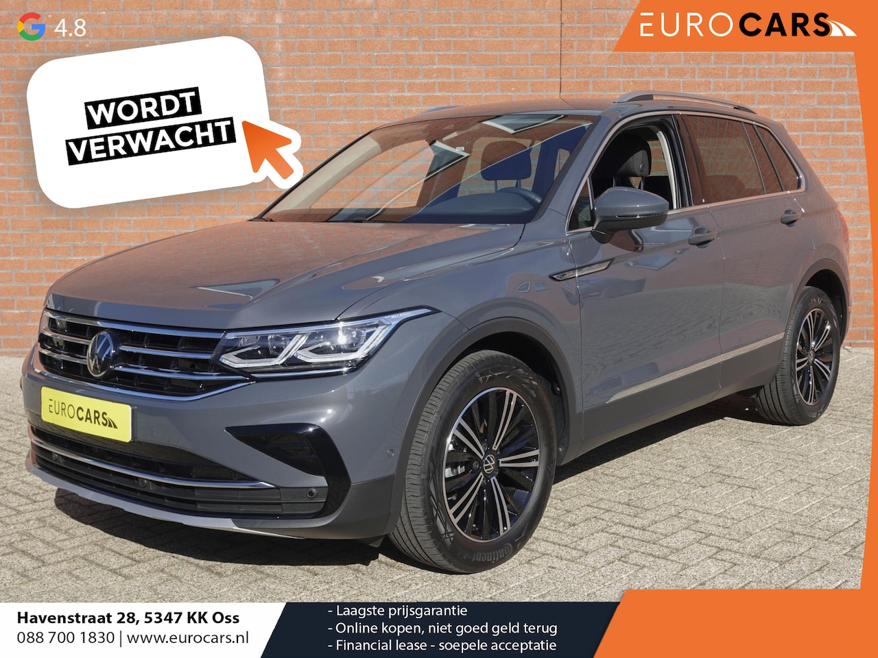 Volkswagen Tiguan - 1.5 TSI 150pk DSG Elegance Navigatie Apple Carplay / Android Auto Parkeersensoren Camera A - AutoWereld.nl