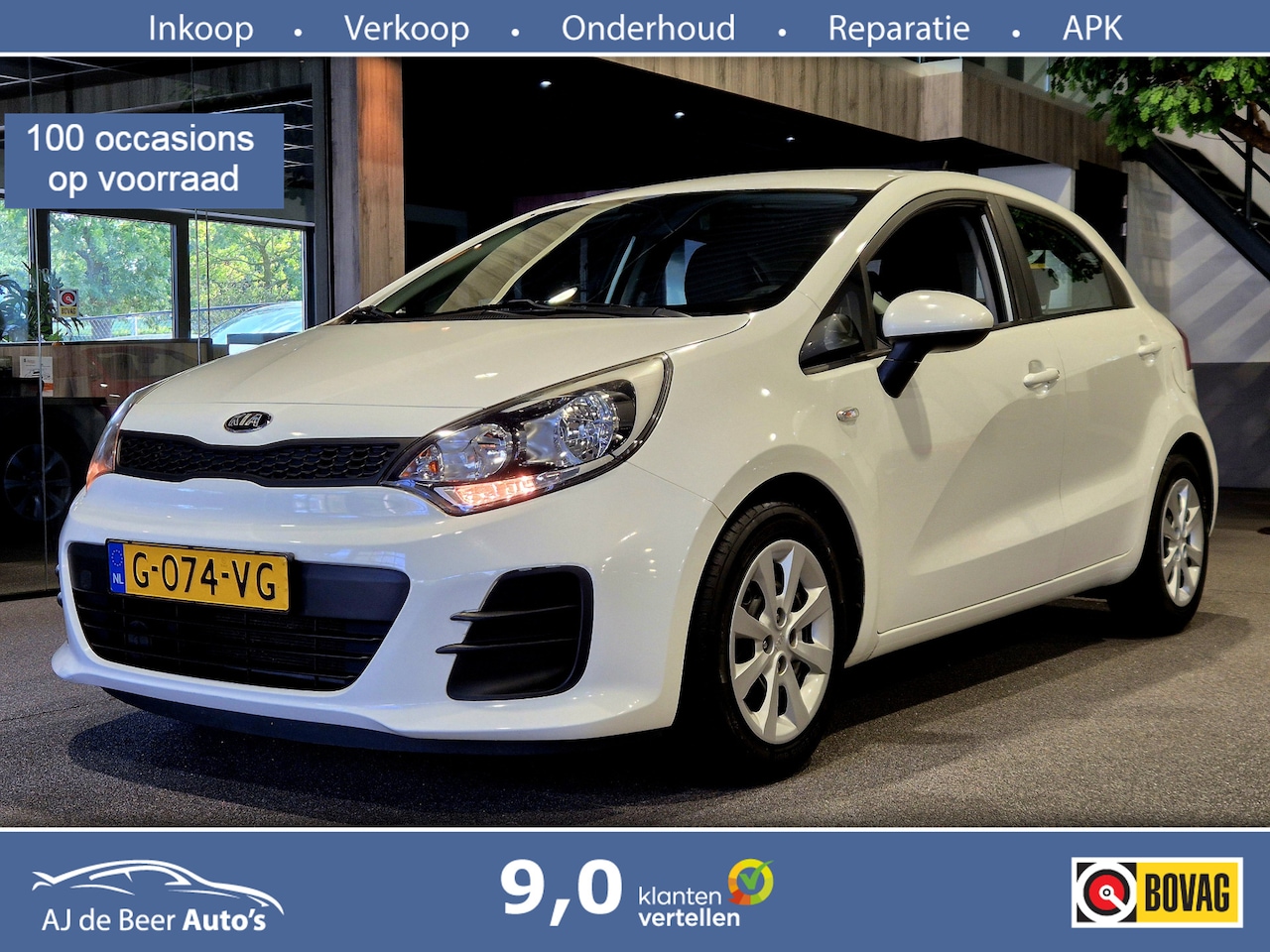 Kia Rio - 1.2 CVVT ComfortLine Airco | Audio-cd | BT - AutoWereld.nl