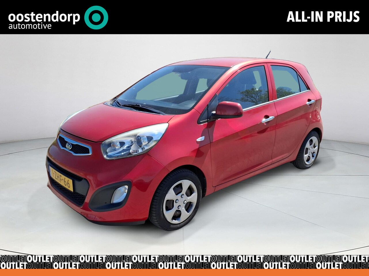 Kia Picanto - 1.0 CVVT BusinessLine | parkeersensoren | airco | radio/cd speler | - AutoWereld.nl